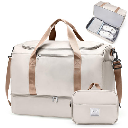 Extra Large Travel Duffel Bag, Carry-On Weekender Bags for Women Travel