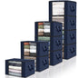 Fab totes 6 Pack Storage Bags for Clothes Blanket Storage Bins with Lids