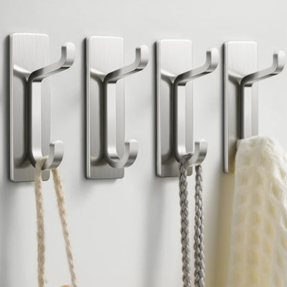 pickpiff 12 Pack Strong Stick-on Hooks 13LB for Coat & Towel, White