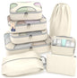Shacke 5 Set Packing Cubes for Travel with Laundry Bag (Green Grass)