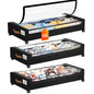 Yecaye Under Bed Storage with Wheels, 2Pack Under Bed Storage Containers, Underbed Shoe Storage Organizer, Rolling Under Bed Metal Drawers for Clothes, Blankets(30.71 x 16.93 x 6.69 in)