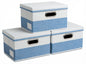 PRANDOM Large Collapsible Storage Bins with Lids [3-Pack] Linen/Cotton Blend Foldable Storage Boxes Organizer Containers Baskets Cube with Cover for Home Bedroom Closet Office Nursery(17.7x11.8x11.8)