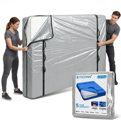 TICONN Mattress Bags for Moving, Heavy Duty Mattress Cover Storage Bag