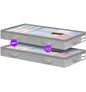 3-in Low Profile Under Bed Storage, No Structure, 2-Pack, Gray