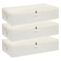 Underbed Storage Organizers,Beige,1 Pack,23.6x11.8x5.9 Inch