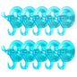 Antimbee 3 Pack Suction Cup Hooks, Clear Suction Cup Hanger, Removable Small Suction Cups for Shower, Bathroom, Glass, Door, Windows, Kitchen-Max Hanging up to 11 lbs on Smooth Surface