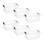 Superio 13.7 Quart Clear Plastic Storage Bin with Lid, Stackable Organizer Box, BPA-Free Storage Container for Home, Garage, School & Office, 1 Pack