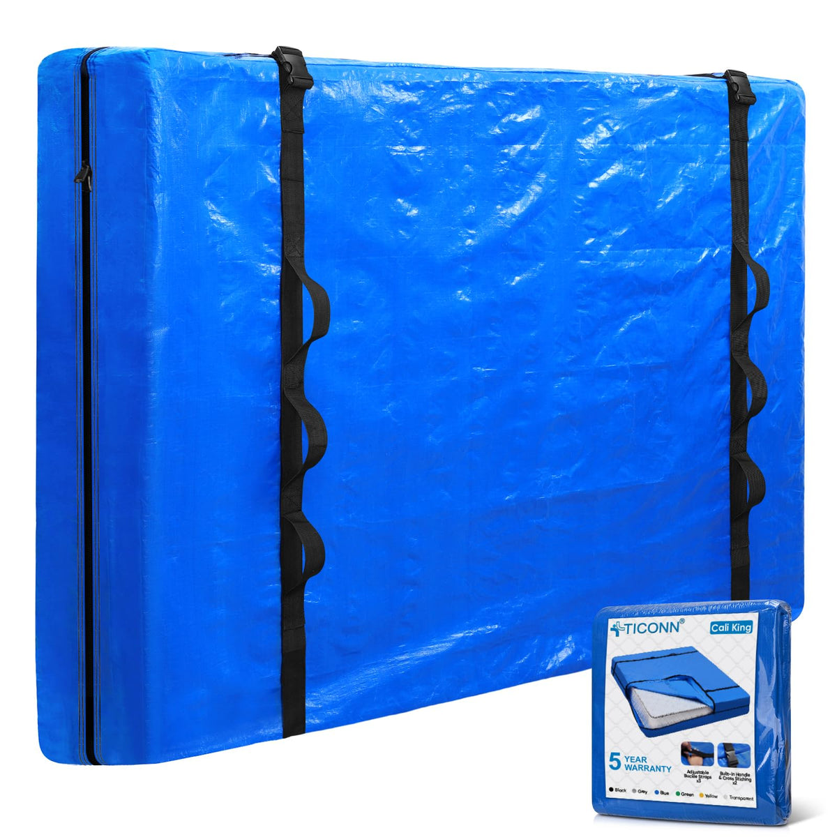 TICONN Mattress Bags for Moving, Heavy Duty Mattress Cover Storage Bag