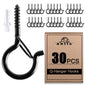 ADIIL Q Hanger Ceiling Screw Hooks for Hanging Outdoor String Light, Plants