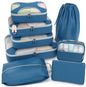 Shacke 5 Set Packing Cubes for Travel with Laundry Bag (Green Grass)