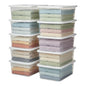 HOMZ Clear Plastic Storage Bins w/Snaplock Lids, 28 Qt, Gray, 2 Pack