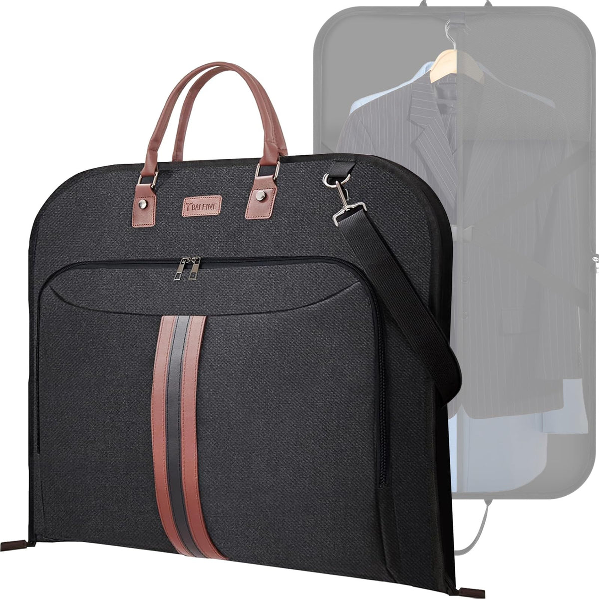 BALEINE Garment Bags for Travel, Water Resistant Carry on Suit Bag