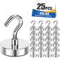 MIKEDE 85LBS+ Magnetic Hooks, Strong Cruise Cabin Ship Essentials Black