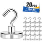 MIKEDE 85LBS+ Magnetic Hooks, Strong Cruise Cabin Ship Essentials Black