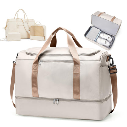 Extra Large Travel Duffel Bag, Carry-On Weekender Bags for Women Travel