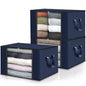 Fab totes 6 Pack Storage Bags for Clothes Blanket Storage Bins with Lids