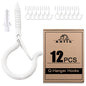 ADIIL Q Hanger Ceiling Screw Hooks for Hanging Outdoor String Light, Plants