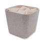 Welaxy Felt Underbed Storage Basket Oatmeal Natural Nordic shelf bin long