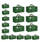 Moving Bags Extra Large 8 Pack - Heavy Duty Storage Totes with Wrap-Around Handles & Reinforced Zippers - Foldable Moving Box Alternative, Water-Resistant for Dorm, Closet & Under Bed Storage (Clear)