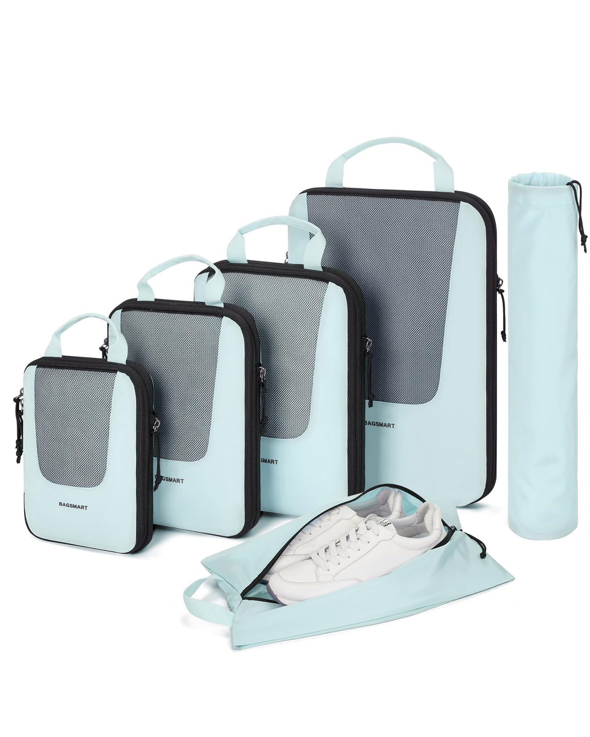 Bagsmart Compression Packing Cubes, Travel Bag Cruise Ship Essentials
