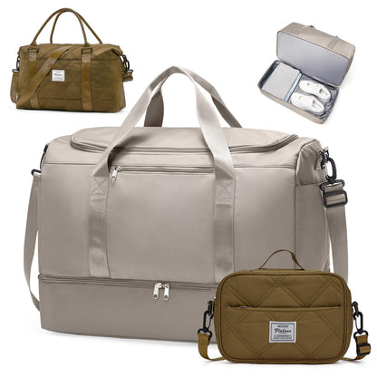 Extra Large Travel Duffel Bag, Carry-On Weekender Bags for Women Travel