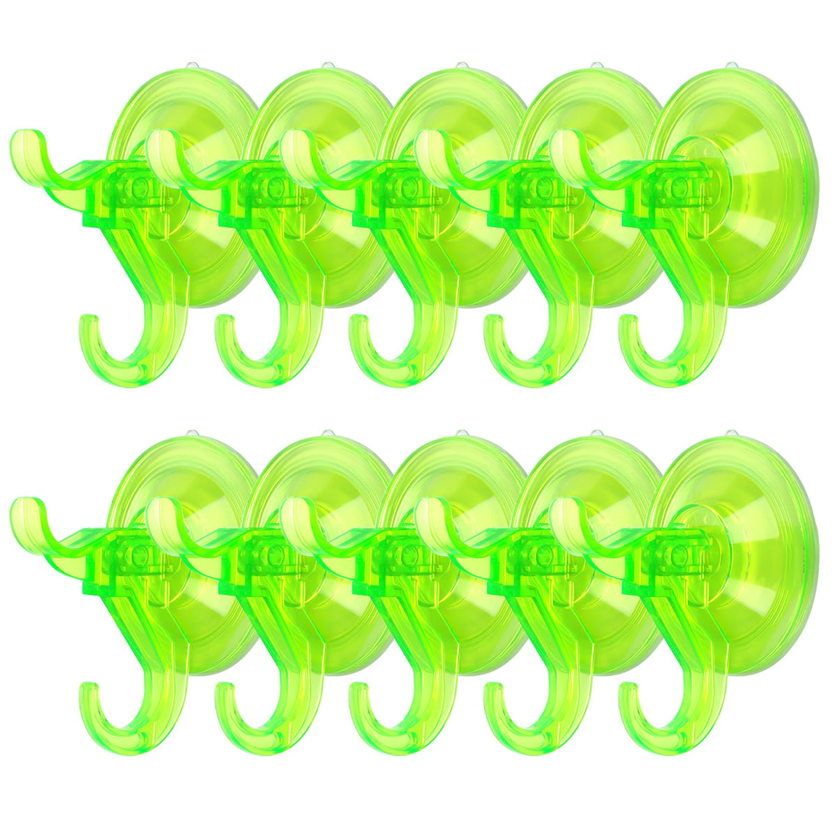 Antimbee 3 Pack Suction Cup Hooks, Clear Suction Cup Hanger, Removable Small Suction Cups for Shower, Bathroom, Glass, Door, Windows, Kitchen-Max Hanging up to 11 lbs on Smooth Surface