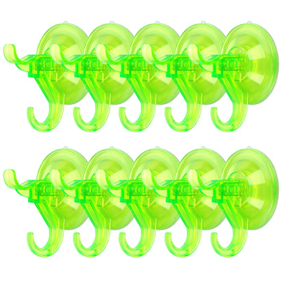 Antimbee 3 Pack Suction Cup Hooks, Clear Suction Cup Hanger, Removable Small Suction Cups for Shower, Bathroom, Glass, Door, Windows, Kitchen-Max Hanging up to 11 lbs on Smooth Surface