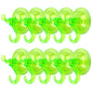 Antimbee 3 Pack Suction Cup Hooks, Clear Suction Cup Hanger, Removable Small Suction Cups for Shower, Bathroom, Glass, Door, Windows, Kitchen-Max Hanging up to 11 lbs on Smooth Surface