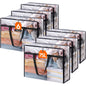 Lifewit 45L Clear Clothes Storage Bags,Plastic Foldable Blanket Storage Bag