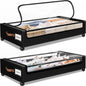 Under Bed Storage with Wheels 2Pack Storage Containers with Clear Window
