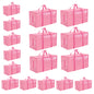 Moving Bags Extra Large 8 Pack - Heavy Duty Storage Totes with Wrap-Around Handles & Reinforced Zippers - Foldable Moving Box Alternative, Water-Resistant for Dorm, Closet & Under Bed Storage (Clear)