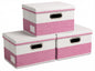 PRANDOM Large Collapsible Storage Bins with Lids [3-Pack] Linen/Cotton Blend Foldable Storage Boxes Organizer Containers Baskets Cube with Cover for Home Bedroom Closet Office Nursery(17.7x11.8x11.8)