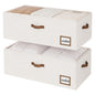StorageWorks 10 Inch Tall Under Bed Storage Containers with Clear Lid