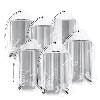 62x31 Inch Extra Large Clear Plastic Suitcase Storage Bags, 3 Pack, 4 Mils