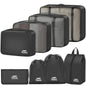 Packing Cubes for Travel - 8 Set Luggage Organizer Bags for Family, Mesh Breathable Packing Cubes for Suitcases Durable Travel Essentials Bags Set