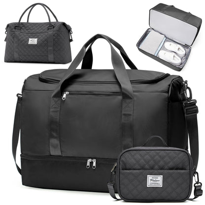 Extra Large Travel Duffel Bag, Carry-On Weekender Bags for Women Travel