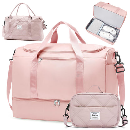 Extra Large Travel Duffel Bag, Carry-On Weekender Bags for Women Travel