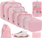 BAGAIL 6 Set/8 Set/10 Set Packing Cubes Various Sizes Packing Organizer for Travel Accessories Luggage Carry On Suitcase