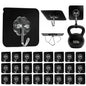 DDMY Adhesive Wall Hooks Heavy Duty 50LB Clear Hook 24 Pack for Hanging