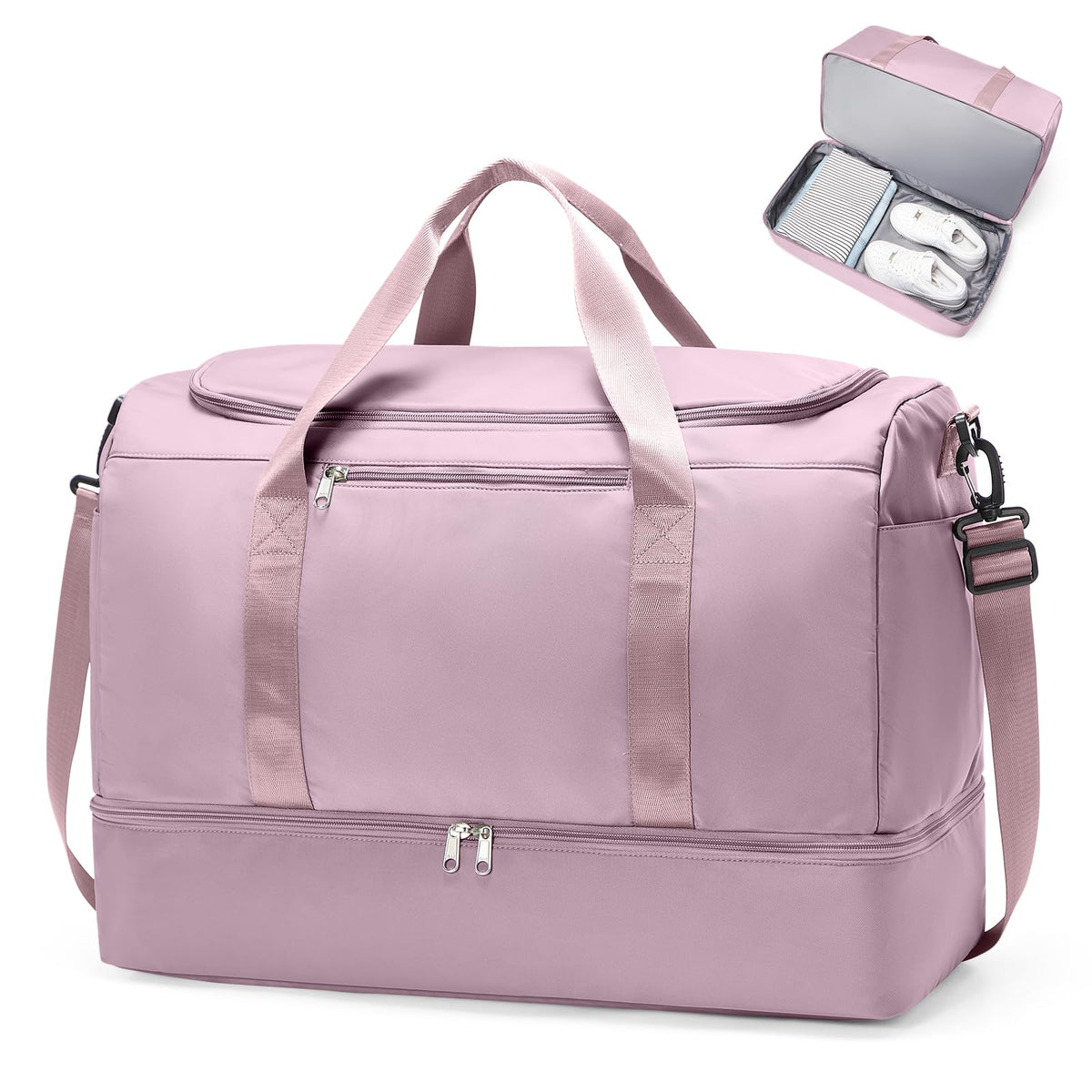 Extra Large Travel Duffel Bag, Carry-On Weekender Bags for Women Travel