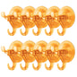 Antimbee 3 Pack Suction Cup Hooks, Clear Suction Cup Hanger, Removable Small Suction Cups for Shower, Bathroom, Glass, Door, Windows, Kitchen-Max Hanging up to 11 lbs on Smooth Surface