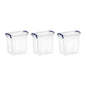 Superio 13.7 Quart Clear Plastic Storage Bin with Lid, Stackable Organizer Box, BPA-Free Storage Container for Home, Garage, School & Office, 1 Pack