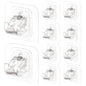 8PCS Self Adhesive No Drill Adjustable Curtain Rod Holder Hooks Brackets