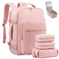 LOVEVOOK 40L Travel Backpack Flight Approved Carry on Backpack,3 Packing Cubes,Waterproof Personal Item Travel Bag,TSA Carry on Luggage Suitcase Travel Essentials,Gifts for Women & Men,fits 17" Laptop