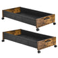 Wooden Under Bed Storage Drawer with Wheels for Space-Saving Storage