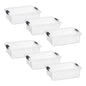 Superio 13.7 Quart Clear Plastic Storage Bin with Lid, Stackable Organizer Box, BPA-Free Storage Container for Home, Garage, School & Office, 1 Pack