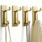 pickpiff 13LB Strong Stick-on Hooks for Coat & Towel, White 6 Pack