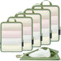 BAGAIL 6 Set Ultralight Compression Packing Cubes Packing Organizer for Travel Accessories Luggage Suitcase Backpack