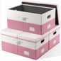 PRANDOM Large Collapsible Storage Bins with Lids [3-Pack] Linen/Cotton Blend Foldable Storage Boxes Organizer Containers Baskets Cube with Cover for Home Bedroom Closet Office Nursery(17.7x11.8x11.8)