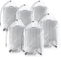 62x31 Inch Extra Large Clear Plastic Suitcase Storage Bags, 3 Pack, 4 Mils